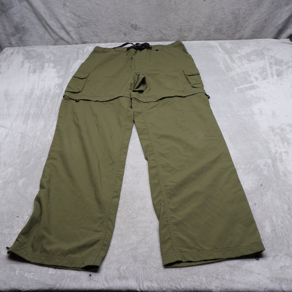Boy Scouts of America Pants Mens Small Green Uniform Convertible Cargo 30x32